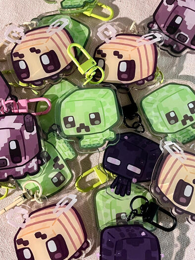 Minecraft Keychains Minecraft Keychains