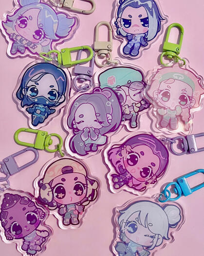 Val Gal Keychains